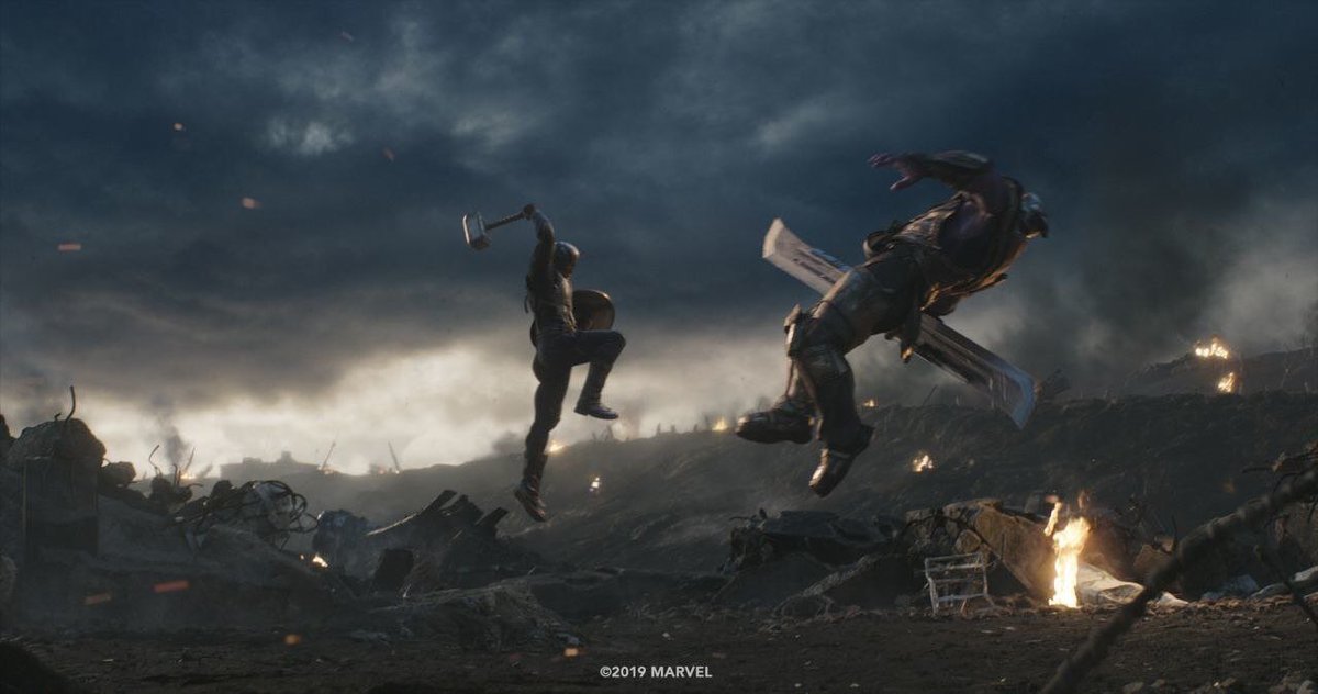 #CaptainAmerica vs #Thanos