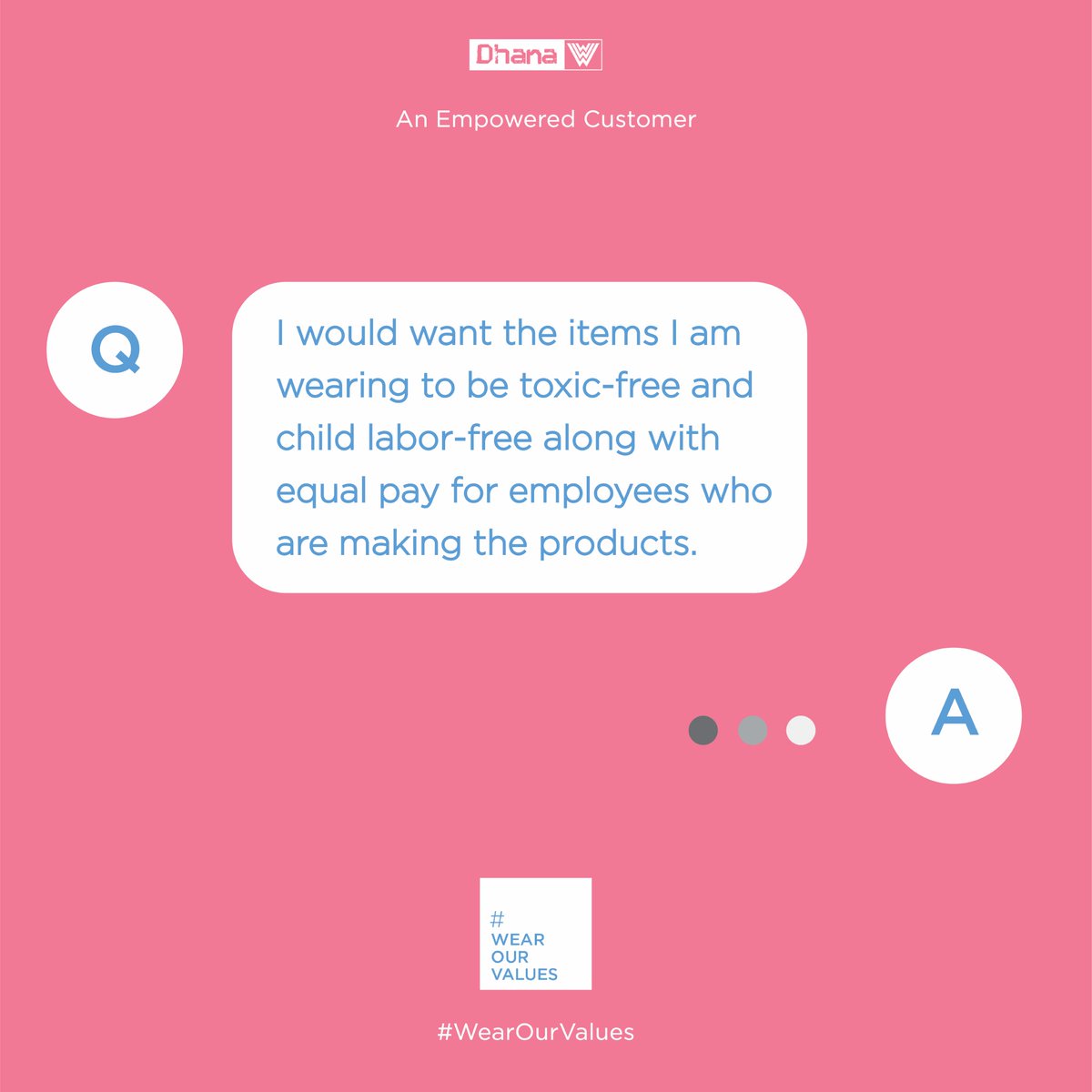 WearOurValues's tweet photo. When we asked consumers if brands could more transparent here is what they had to say:
“I would want the items I am wearing to be toxic-free and child labor-free along with equal pay for employees who are making the products” #WearOurValuesReport2019 https://t.co/FB2KoywQ7m https://t.co/X7Nz9qkCwU