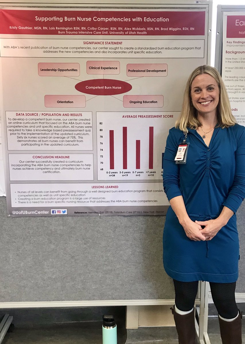 UUHCEBP's tweet photo. Visit the EBP poster authors about their projects! @EHSLibrary @UofUHealth @EHSLibrary @huntsmancancer @uofunursing @utnurseresearch @uofupharmacy https://t.co/knSjE16OOD