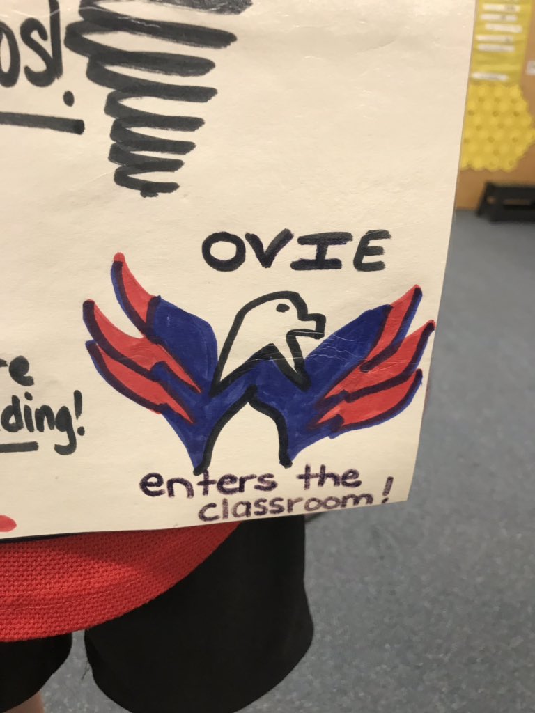 FCPS_JenTrueK's tweet photo. We are both ready for a great Ovi day! ❤️ #NMWRoars https://t.co/n5jQ2m9xX9