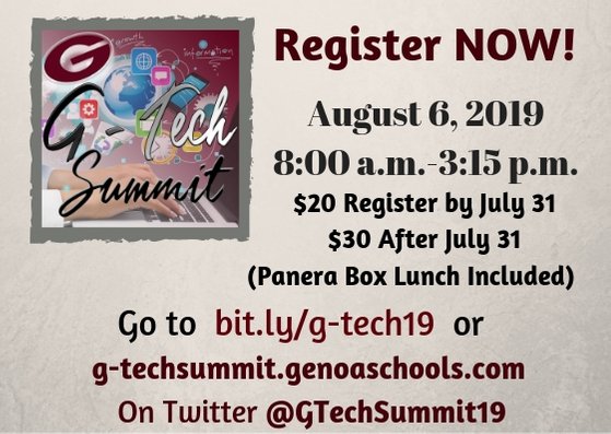 GTechSummit26's tweet photo. Registration is now open for #GTechSummit19! Go to https://t.co/dY5wYRVJz4 to register and find more information. We look forward to you joining us on August 6th! https://t.co/jeW4k8KKLw