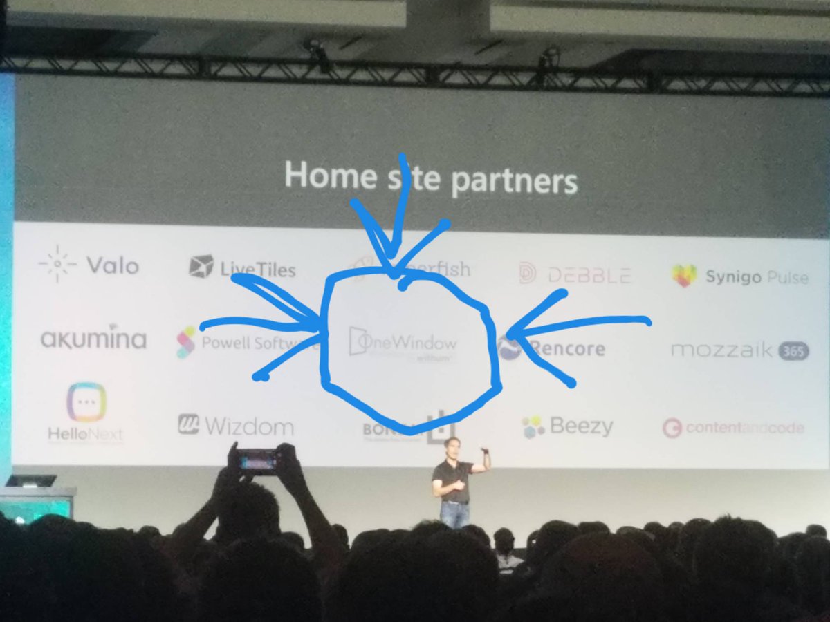 collabadam's tweet photo. Just shared @SPConf 
A great group of home site partners! So proud for #OneWindowWorkplace @WithumDigital be a part of the intelligent #intranet https://t.co/qDAXBh2mWu