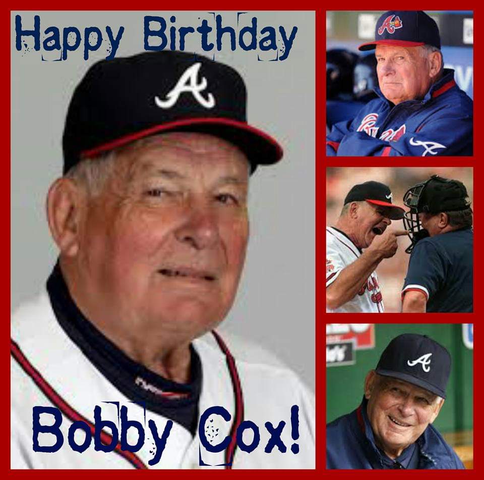 Happy birthday to the great Bobby Cox! 