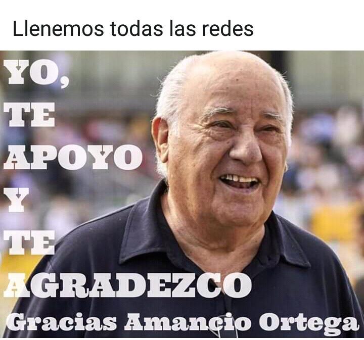 cduerto's tweet photo. Muchas gracias, #AmancioOrtega https://t.co/MsJPgPq8l5