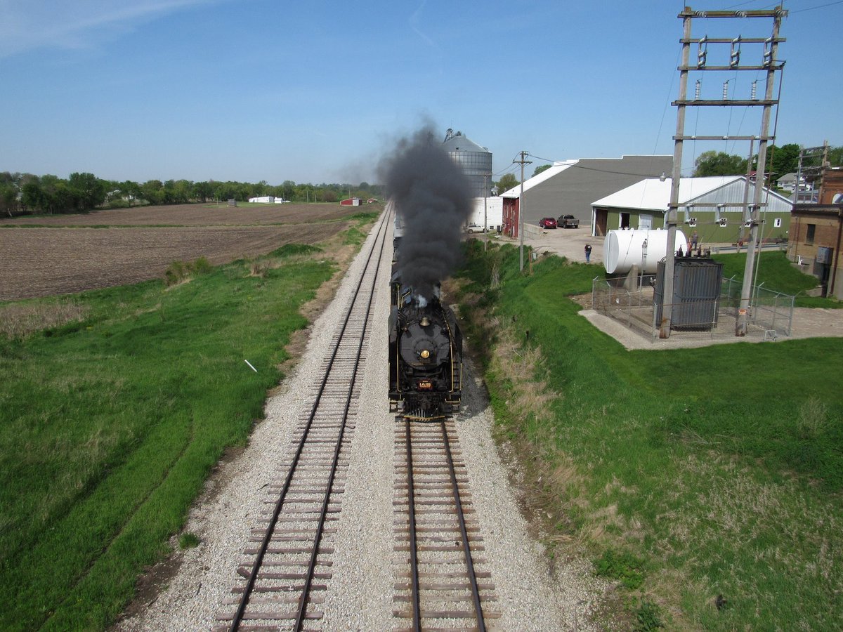 action_set's tweet photo. Our video this week will be from last weekend when we were chasing the #iowabolt during the ferry move to #chillicothe for there #ridetherails event. #iais6988 #chinese #steam #railfan #midwest #steamlocomotive #railfanning #qj #iowainterstaterailroad @IAISRR https://t.co/S05TTt4Fio