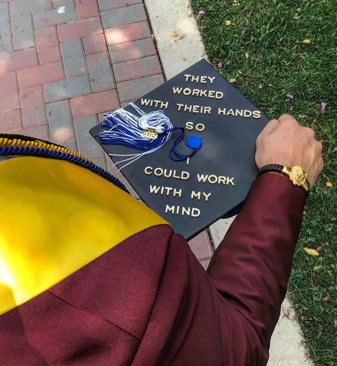 barackeraslan's tweet photo. 1st Generation College Grad. My family, friends, and experiences brought me to this point. I’m thankful for what I have in my life and hopeful of everything still yet to come. This was a small milestone completed and now onto the next one ➡️ 🦁 @EraslanMedia https://t.co/wxvEGQOrJ4