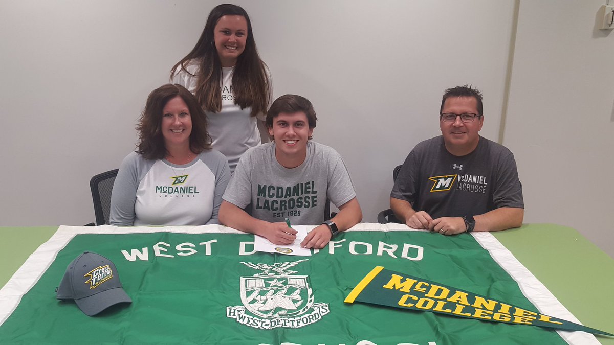 CONGRATULATIONS TO WDHS BOYS LAX PLAYER MATTHEW WILSON ON HIS COMMITMENT TO McDANIEL COLLEGE!