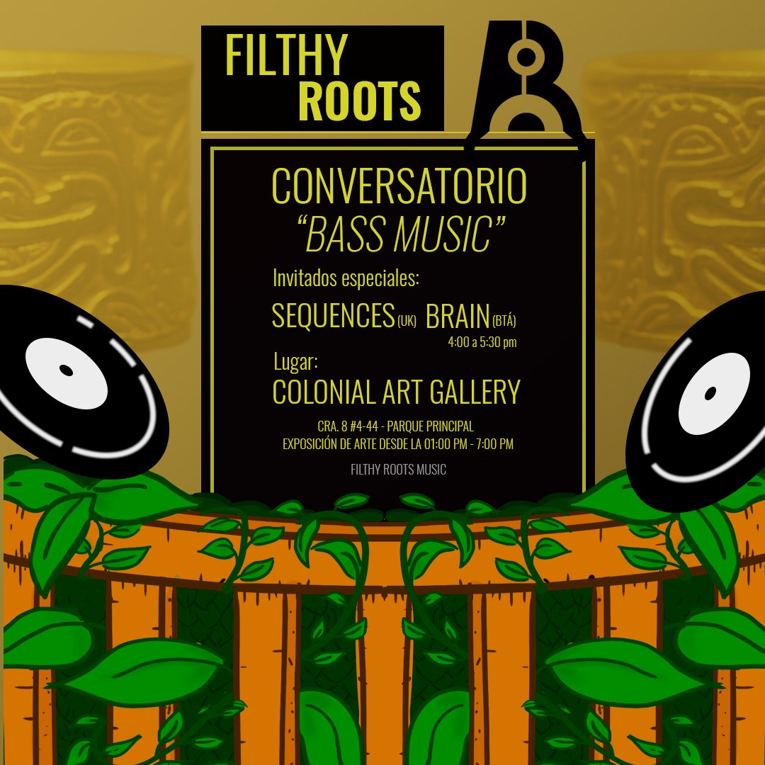FilthyRoots's tweet image. Como saben dividimos nuestro pre lanzamiento en dos fases, una el 26 de mayo (conversatorio bass music con SEQUENCES &amp;amp; BRAIN), y El segundo el 08 de junio RAVE RAVE RAVE hasta las 6 invitados: SEQUENCES, BRAIN, HIGHLEVEL, JHOFRE B2B DREAW, SUPREME CODE, UKUS, BIOMORPH, ABSTRACT!!