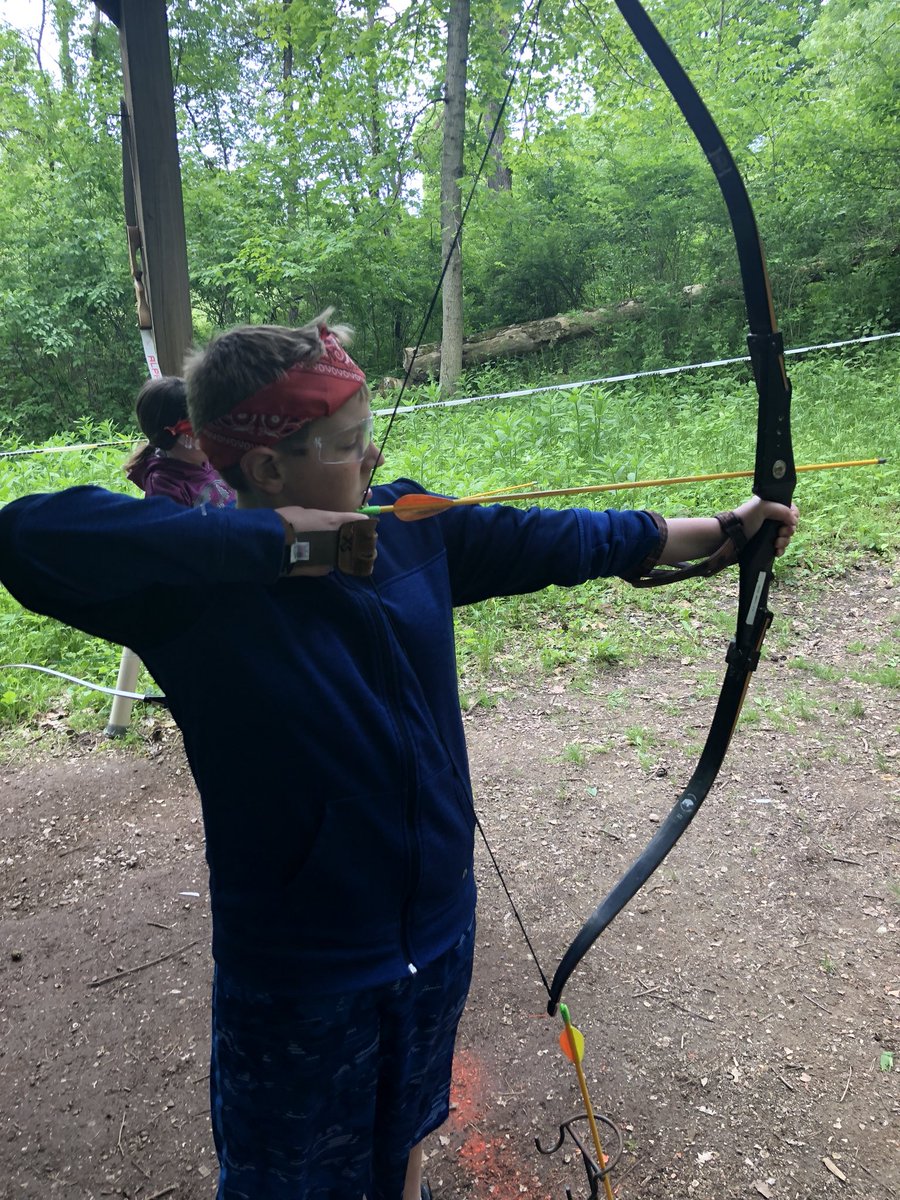nicolewainscott's tweet photo. Katniss Everdeen business over here! #GHSDreamBig #CampOhio2K19 @sjk1018 @brittnysharma @LeesTracie https://t.co/jUEwohipOb
