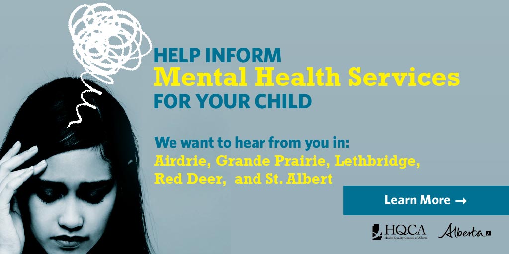 We want to hear from parents/guardians with children ages 6 to 18 who have needed or received services for mental, behavioural, or emotional concerns in #Lethbridge. Learn more: hqca.ca/mentalhealth <a href="/CmhaLethbridge/">CMHA - Lethbridge</a> <a href="/Leth_Herald/">Lethbridge Herald</a> <a href="/LethbridgeCity/">City of Lethbridge</a>  <a href="/CTVLethbridge/">CTV News Lethbridge</a>  <a href="/GlobalLeth/">Global Lethbridge</a>