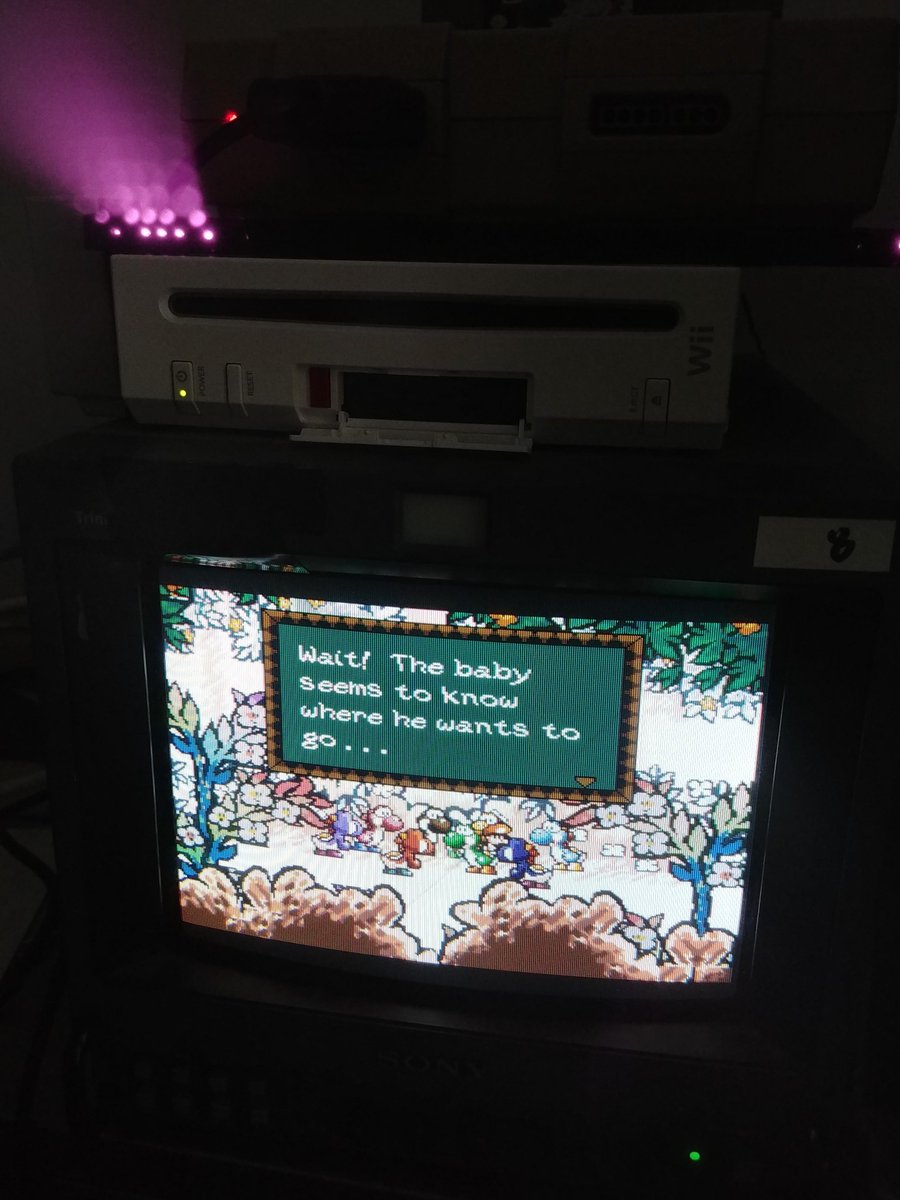 And now, some RGB/240p goodness thanks to my Wii, component cables, and SNES9X GX. It's impossible to describe the difference in quality between this and my original SNES hooked up via composite cables.