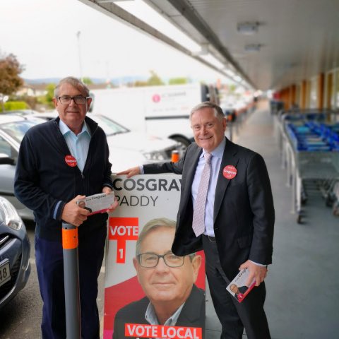 BrendanHowlin (@brendanhowlin) on Twitter photo Out and about in Rathfarnham with <a href="/VoteCosgrave/">VoteCosgrave</a> this evening, a committed and hard-working candidate who will make a great councillor. #LE19 Out and about in Rathfarnham with <a href="/VoteCosgrave/">VoteCosgrave</a> this evening, a committed and hard-working candidate who will make a great councillor. #LE19