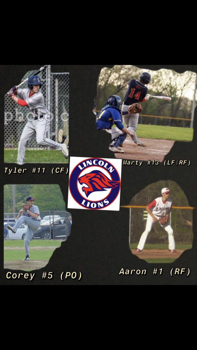 LHSBaseball2019's tweet photo. SENIOR CEREMONY STARTS AT 5:45 TONIGHT FOR OUR 4 SENIORS. https://t.co/xDJ76CUCGk