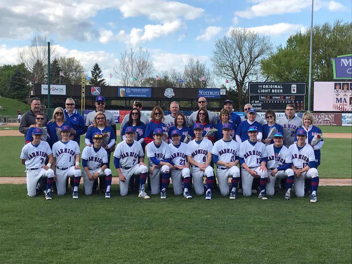 MarmionBaseball's tweet photo. Thank you seniors for four great years of hard work and dedication! Thank you to their families for all of their support! You will all be missed! #WeAreMA https://t.co/sxA3wQiyhS