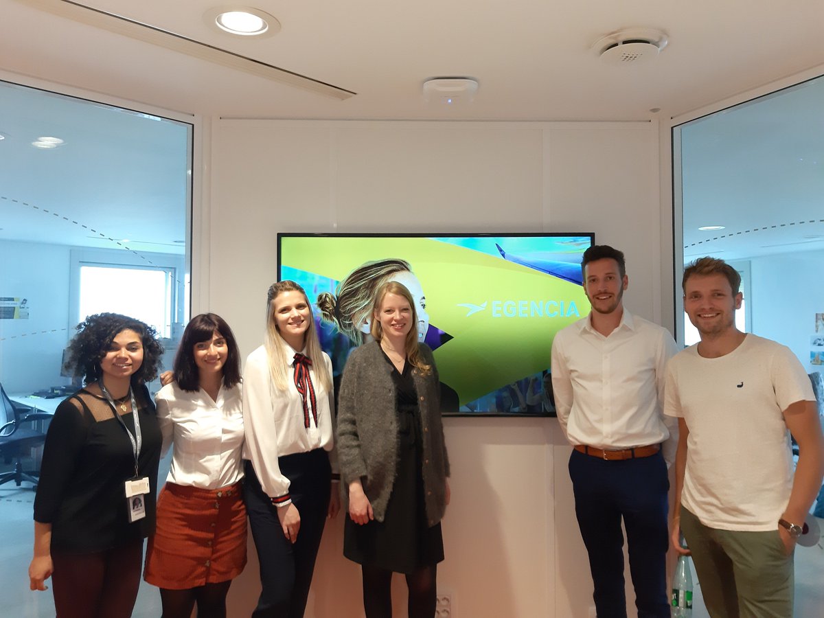 EgenciaFR's tweet photo. Yesterday in Paris, Egencia was happy to host graduates from the "Around the World" Programme with @ACTEtweets, to share about the evolutions of the business travel world with Jérôme CUNY, Maria Tasso and Amanda Yahia. #ATW #ATWProgramme #ACTEGlobal #businesstravel https://t.co/LwlzhaUCbs