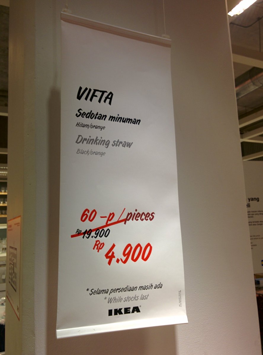 FadliMohammad's tweet image. hi @IKEA @IKEA_Ind why did you still sell plastic straw? #notsustainable #plasticgarbage #garbagecrisis