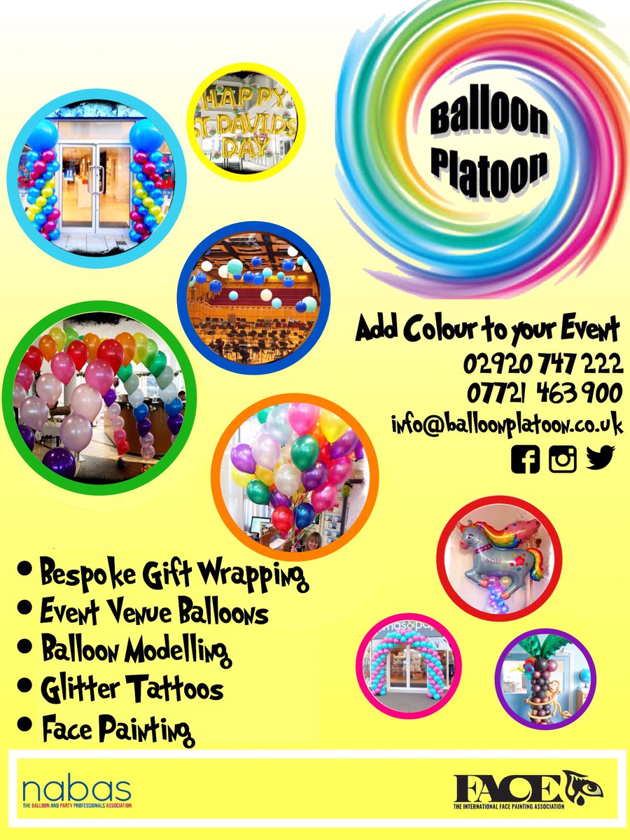 balloon_platoon's tweet photo. My NEW business leaflets hot off the press 🔥👌🏻😉 #newleaflets #balloons #facepainting #newdesign https://t.co/wSWJxF5HOM
