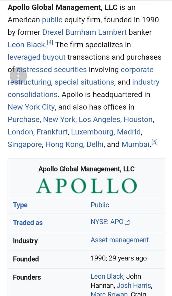 @ericgarland @RepJerryNadler @HouseJudiciary Who got camp $ from APOLLO GLOBAL via subs.. ▪ConstellisHoldings》🌏WAR ▪Harrahs/Caesars《Icahn》45