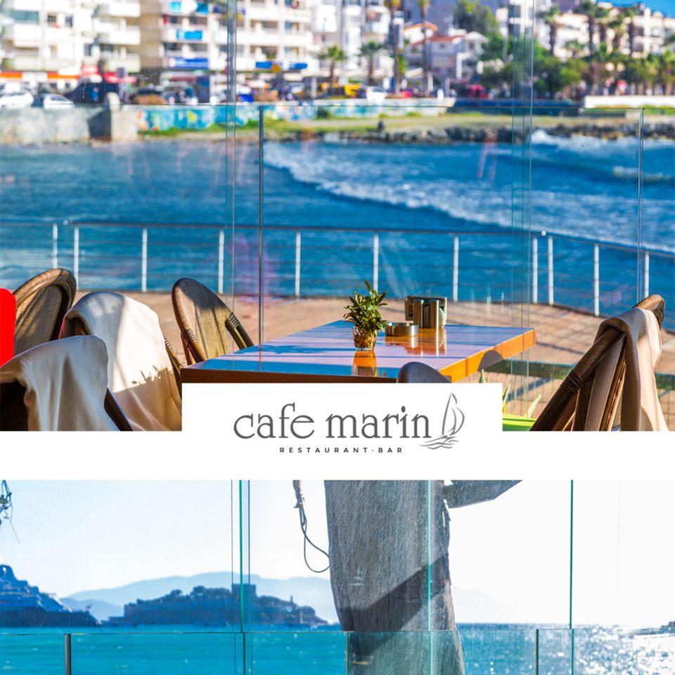 CafeMarin_'s tweet photo. Şuraya küçük mavi dalgalar çizelim; belki şurada da mutlu bir Ada vardır 💙 
#CafeMarin #Kuşadası https://t.co/YrEbOJ6FTQ