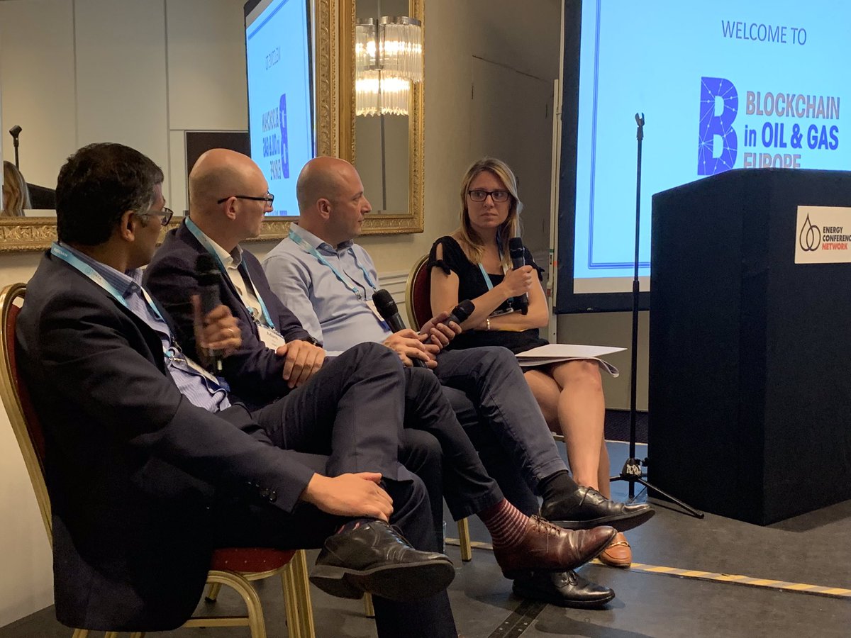 Wrapping up the day at Blockchain in Oil &amp; Gas Europe with a panel on reducing fraud an errors, and increasing trust with Blockchain <a href="/VaktGlobal/">Vakt Global</a> <a href="/GraceAid1/">Grace Aid</a>