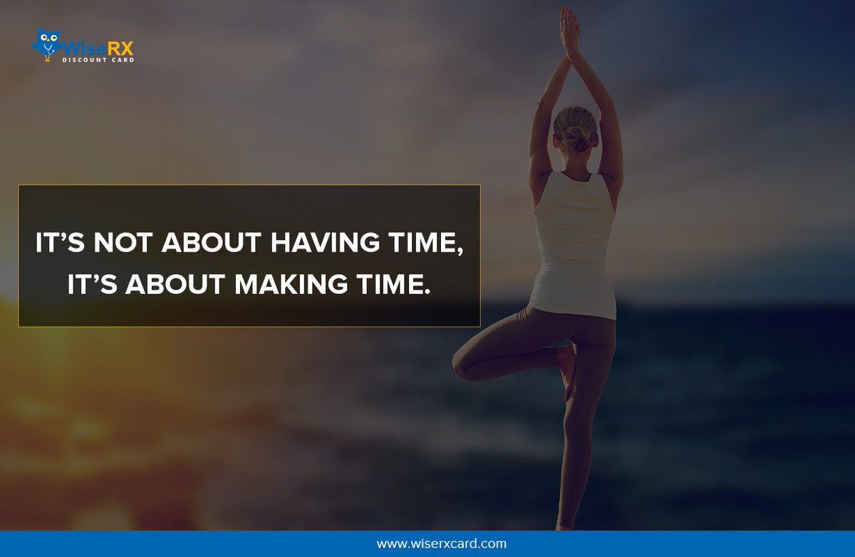 WiseRXCard's tweet image. Do it over and over again until it becomes part of who you are.
#Timevalue #Liveforyourself