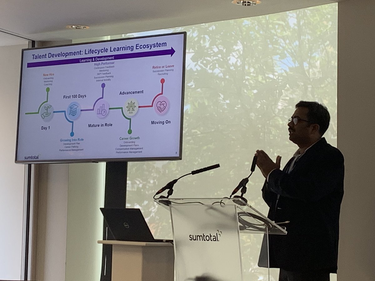 SumTotalSystems's tweet photo. We’ve heard customers and experts stress the importance of #landd in business success. That is why we are more focused than ever on Talent development throughout the employee lifecycle. #Perspectives19 https://t.co/2leiTUk3AS