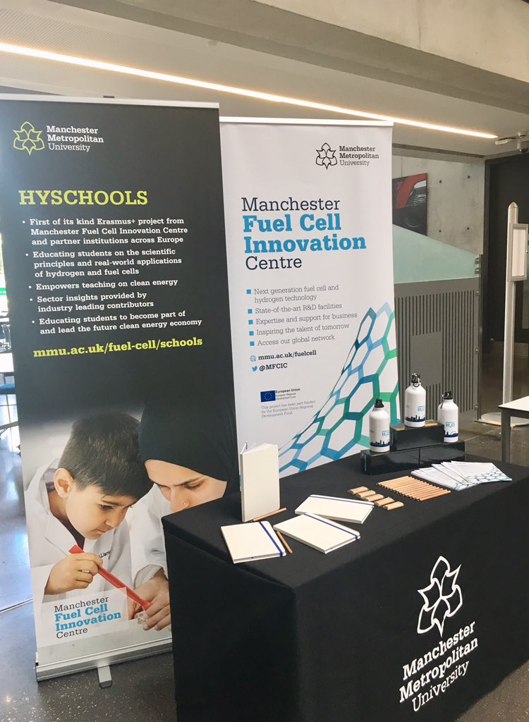hyschoolseu's tweet photo. Looking forward to the Teachers&Careers Advisers conference at #mmu tomorrow 22nd May! Can’t wait to share our work on #HySchools and raise awareness of careers in #hydrogen #hydrogeneducation #hydrogencareers #MFCIC #teachers #careers #freepens https://t.co/gDjd9SG8bF