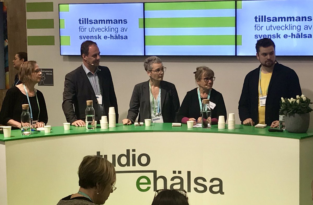 Min kollega Fredrik Sargren deltar i socialstyrelsens panel om e-hälsa och eldsjälar #ehalse #inera