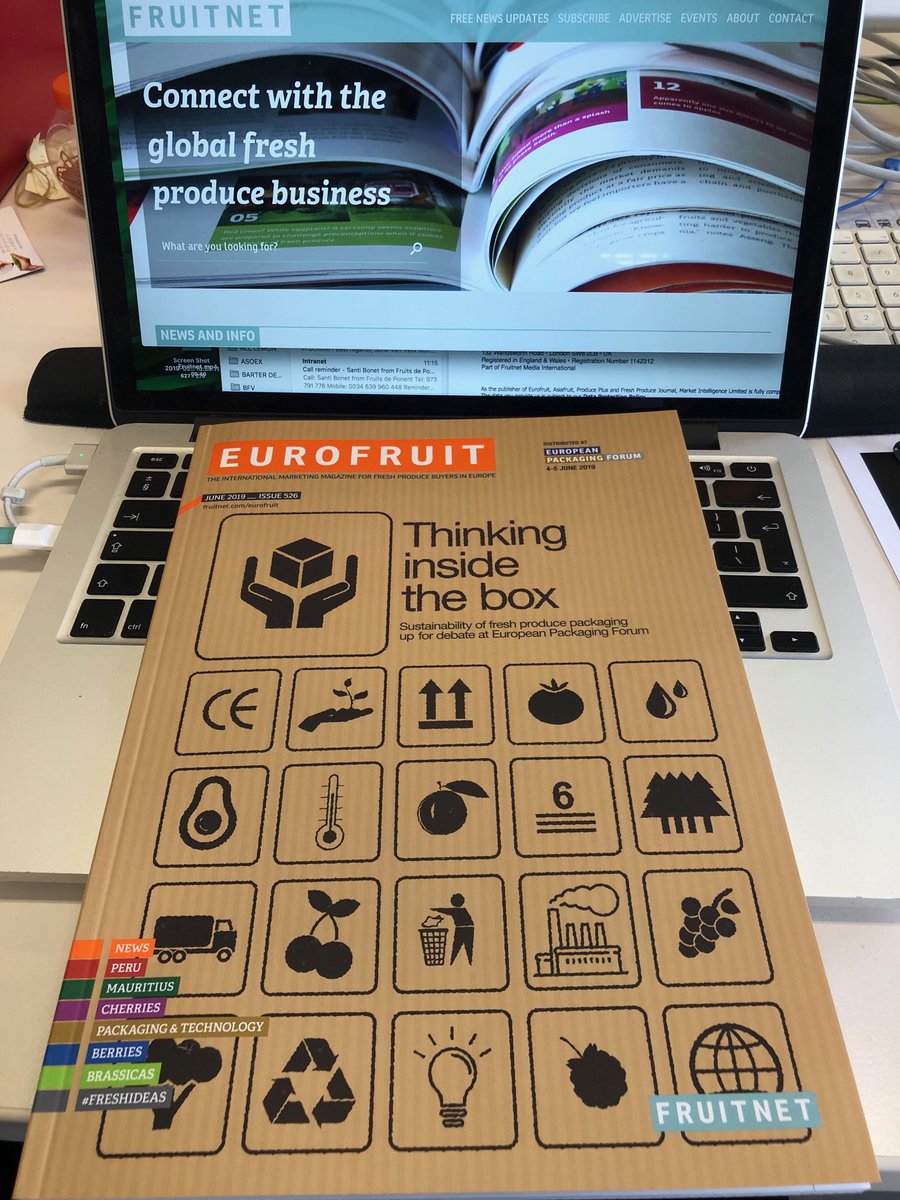FelixxMoritz's tweet photo. ON MY DESK..⁦@eurofruit⁩ the international #Marketing #Magazine for #Freshproduce buyers packed(more than ever 😉) with news..#Sustainability #Packaging &amp; #Techonoly  #environment #Southafrica #Cherries  &amp; much more, get your copy subscriptions@fruitnet.com https://t.co/G3z2DOv4VH