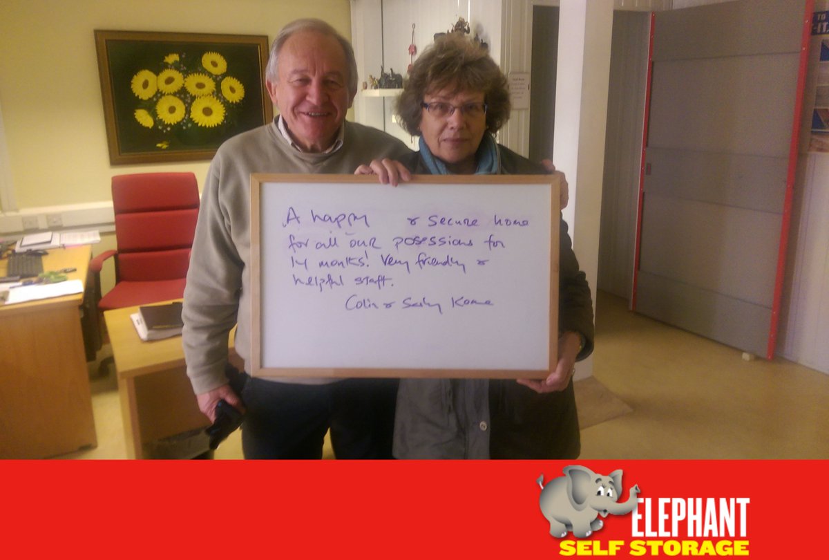 ElephantStorage's tweet image. 🐘🐘 Colin &amp;amp; Sandy stored with Elephant Self Storage for two years! 🐘🐘

elephant.ie/testimonials/

😁😁 "A happy &amp;amp; Secure home for all our possession for months! Very friendly &amp;amp; Helpful Staff."😁 😁

#HappyCustomer #ElephantStorage #DublinStorage #SecureStorage #Storagetolet