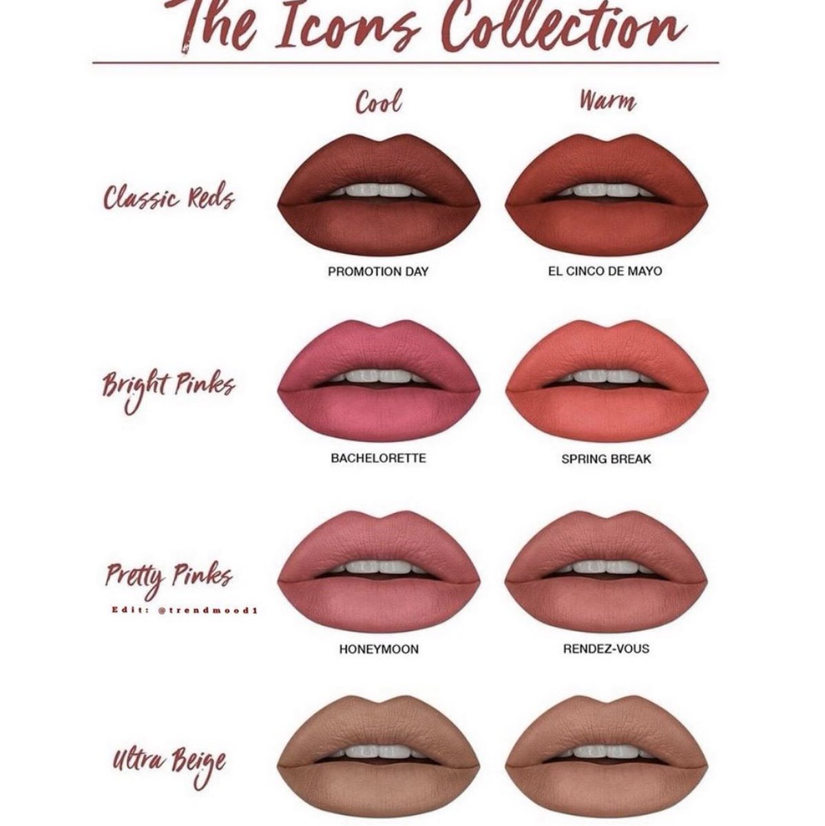 Trendmood's tweet photo. Who is ready for NEW SHADES ๐จ NEW! #IconsCollection Matte #PowerBullets ๐๐ By @hudabeauty maximum comfort, maximum pigmentation, cool and warm tones with a diamond shape tip which makes it easy for application 25 each. Online โก๏ธ MAY 27TH https://t.co/iRTnDcTcvm