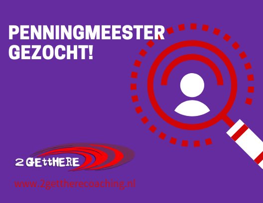 Stichting <a href="/2GetThereCoach/">2GetThere</a> zoekt een #penningmeester (onbezoldigd) met een 💜❤️ voor jongeren en een ‘finance’ achtergrond. Herken jij je in dit profiel &amp; heb je interesse? Stuur dan een korte motivatie &amp; CV naar info@2gettherecoaching.nl tav Susanne ten Doesschate Graag RT!🙏🏼
