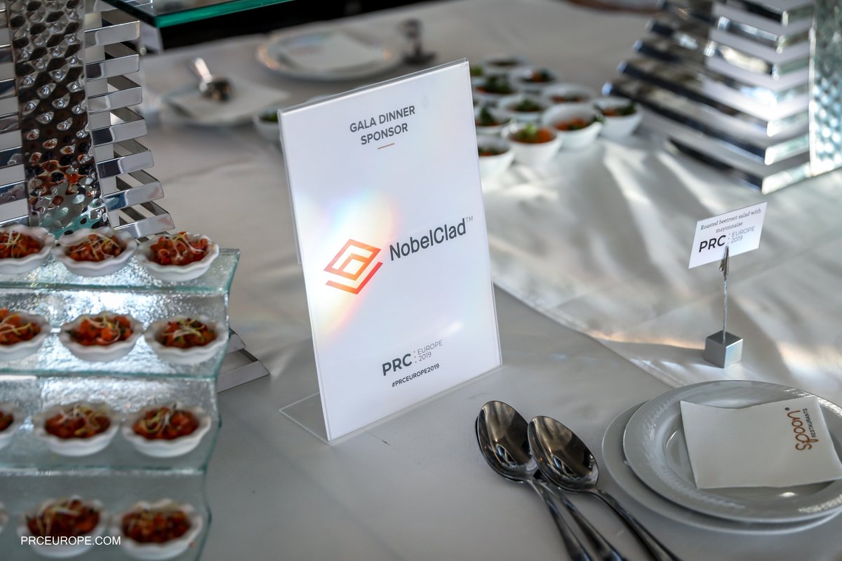 BGSgroup_eu's tweet photo. We had a blast yesterday at the Gala Dinner during #PRCEurope2019. Informal #networking on a 27-meter long boat!
Thanks to @NobelClad for being part of the Congress as the Gala Dinner Sponsor! https://t.co/dYxHbk2SkQ