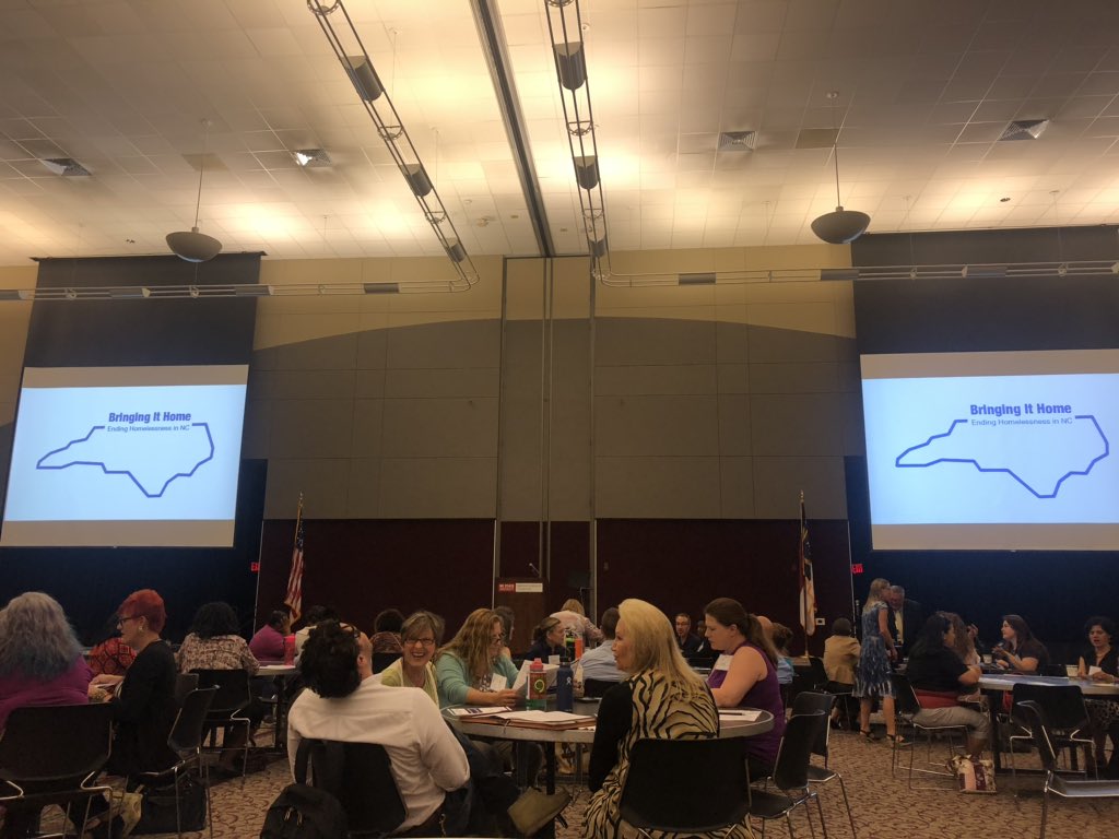 CapeFearCoC's tweet photo. The #BringingItHome #conference is in full force for the next 2 days. #Excited to hear from the speakers and #learn from our #peers!#northcarolina #nc #endinghomelessness #homelessness #community #partnership #KnowledgeIsPower #ncceh https://t.co/BgR7buoXVV