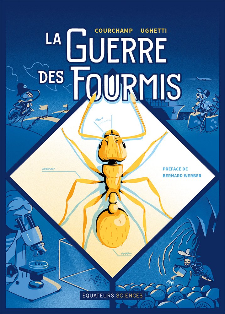 Equateurs's tweet photo. 💡Saviez-vous que les fourmis dépassent les humains en biomasse ?
"La guerre des fourmis" la #BD de @franckcourchamp et #MathieuUghetti sur les fourmis envahissantes, est recensée dans la revue @PourlaScience ! 🐜
@guerrefourmis #science #bd #fourmisenvahissantes #biodiversité https://t.co/rqQgkweMhS