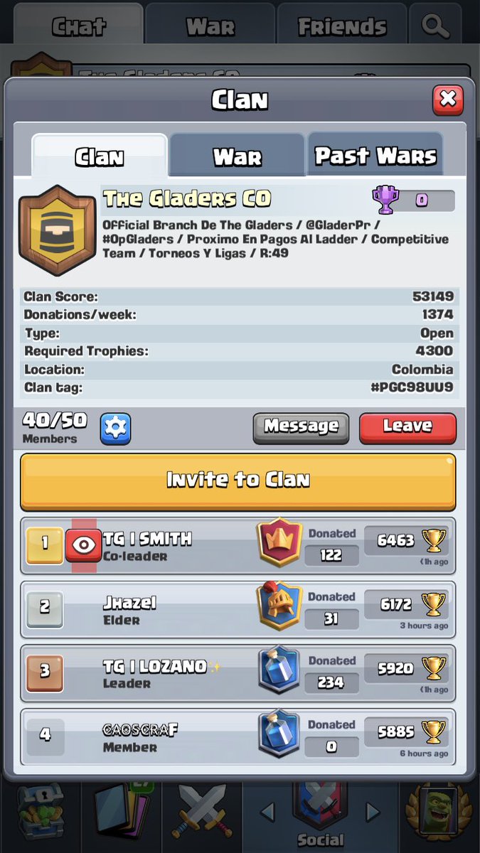 Recuerden que tenemos The Gladers Co vamos a dar premios ladder próxima season cuando el clan se vea alto vamos al mar el equipo competitivo más información MD @GladersPr