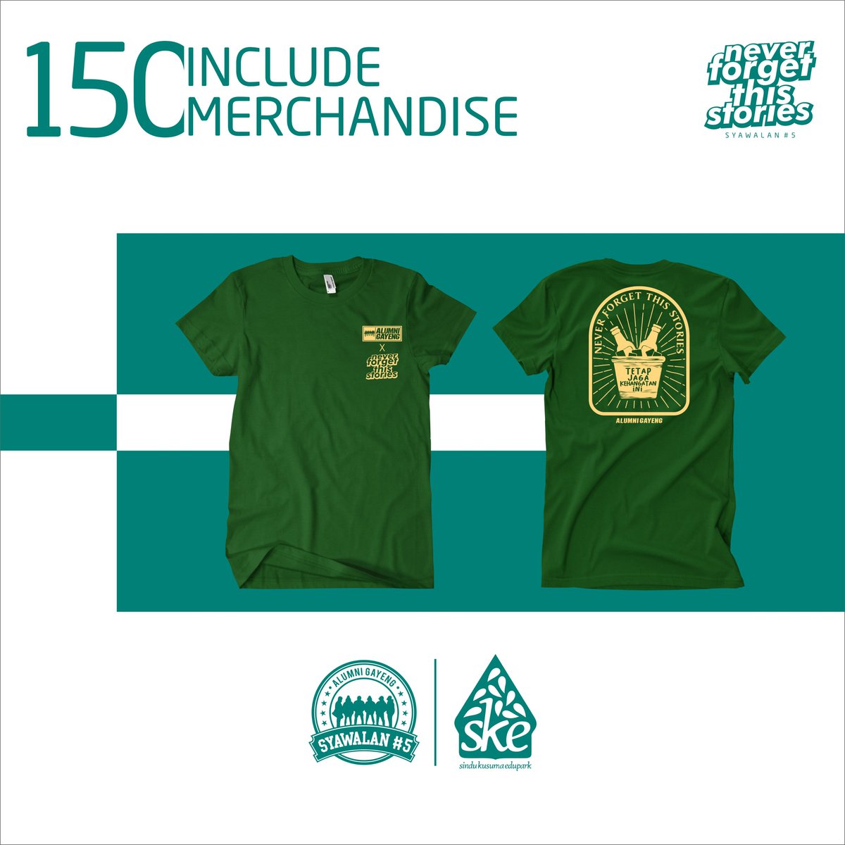 Yakk... gambaran kaos untuk syawalan #5
mari guyubkan lagi, syawalan bonus kaos

silahkan teror korlap kalian!