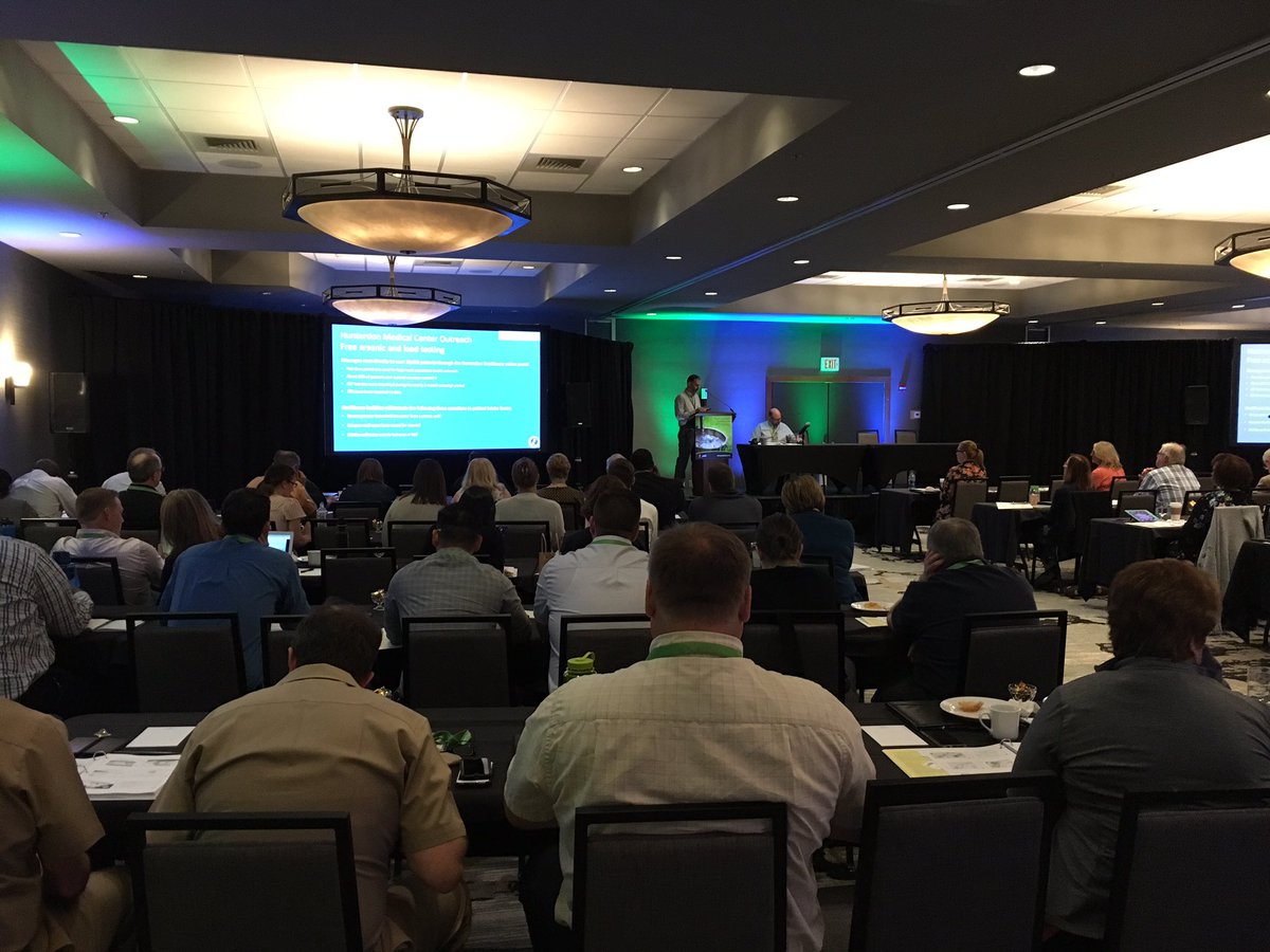 help4wellowners's tweet photo. We are so excited for Day 1 of the #PrivateWellCon! It's a full house of EHPs, sanitarians, Extension, Federal/State Agencies, drillers, and other professionals who work with #wellowners. https://t.co/gA3bWYW4iK