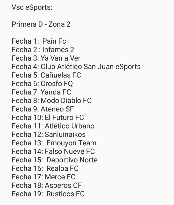 Cavsc_Esports's tweet photo. Se sorteo la zona que disputaremos en @IESAArgentina !!! El villero se medirá ante estos rivales

#vamoselcelevirtual https://t.co/HHt2qt7GWP