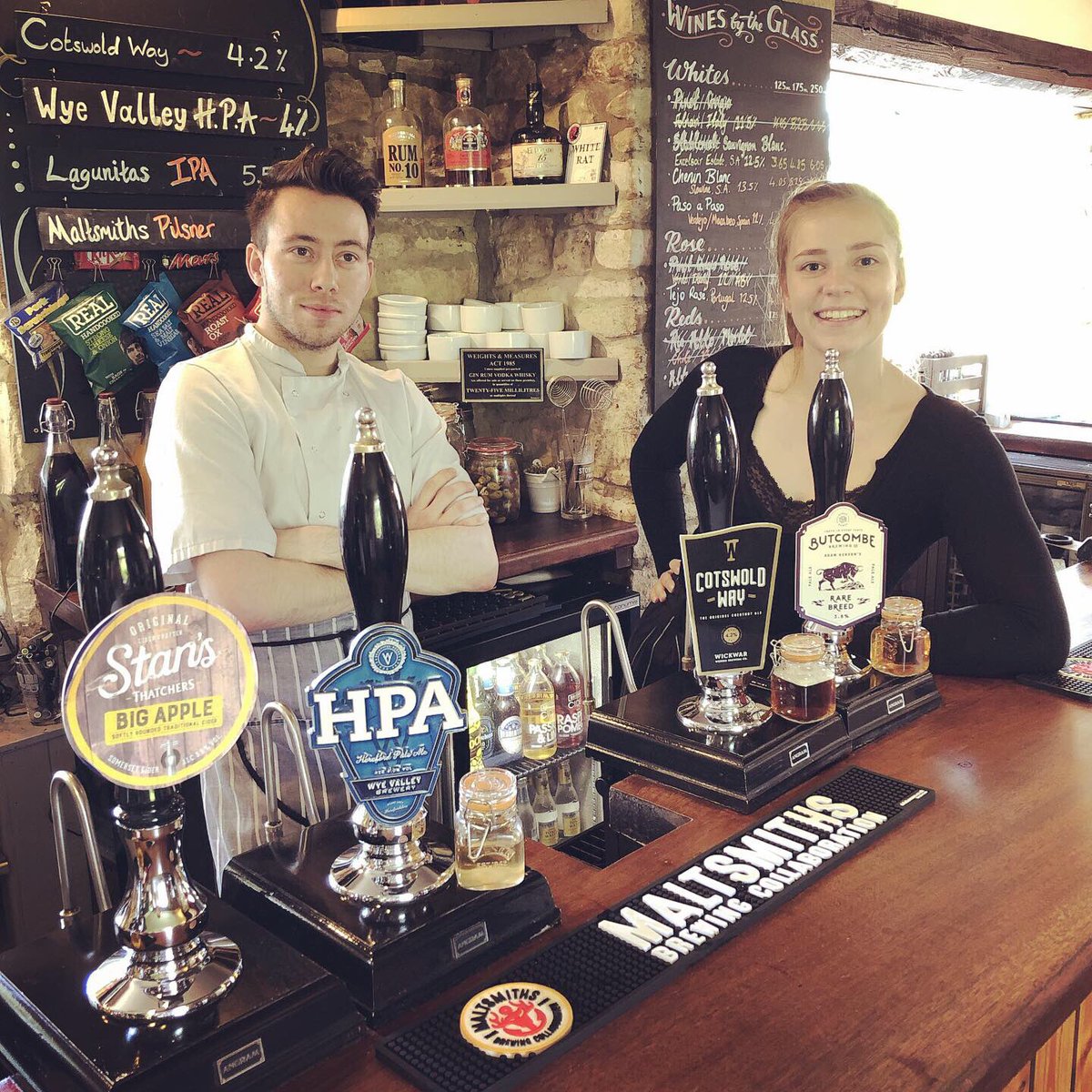 Beers and cider on rolling up to the Bank Holiday weekend:
Wye Valley HPA, 4%
Wickwar Cotswold Way, 4.2%
Butcombe Rare Breed, 3.8%
Stan’s Big Apple, 5%