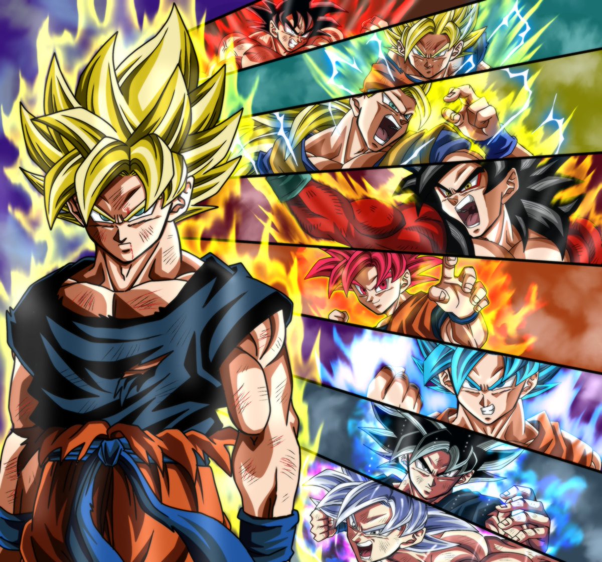 悟空詰め込み絵完成ー！