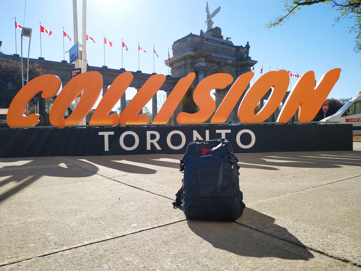 Crossjoin_PT's tweet photo. Crossjoin is already at @CollisionHQ . We are ready to start😎. #crossjoin #Toronto #Canada #ITconference #performtoperfection #KenshisofIT #tecnology https://t.co/4SCfyttpPh