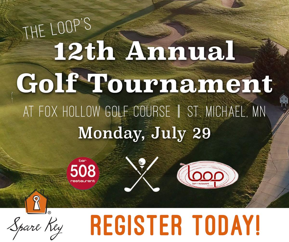 sparekeyUSA's tweet photo. We're excited to partner with @508Bar and #TheLoopMpls for their 12th Annual Golf Tournament on July 29th! All proceeds will go to Spare Key to help more families #BounceandNotBreak!
Register Now! https://t.co/DJ5S0Y9k7h
#HelpMeBounce #GolfLovers #RaiseYourGlass https://t.co/fa5wJ4g8Tb