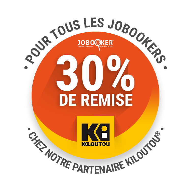 Kiloutou, 1er partenaire de JOBOOKER. 
Chaque membre pourra bénéficier de 30% de remise dans tous les magasins de France. Vous aussi, rejoignez-vite notre communauté sur jobooker.com 
#autoentrepreneurs #Entrepreneur #freelance #Consultant #entrepreneurs