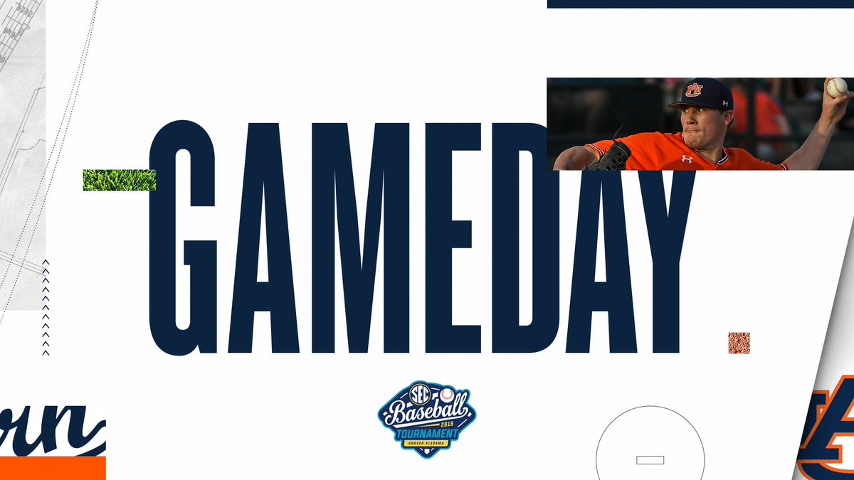 AuburnBaseball's tweet photo. GAMEDAY vs. Tennessee

📍 Hoover Met
⌚ 4:30 p.m. CT 
📺 @SECNetwork 
💻 https://t.co/ZFT2lc1J4j                                 
📻 https://t.co/iDHO3RKMR3                                 
📊 https://t.co/xSTlVbqmfq                             

#WarEagle | #Attack https://t.co/kq6MyIGrLT