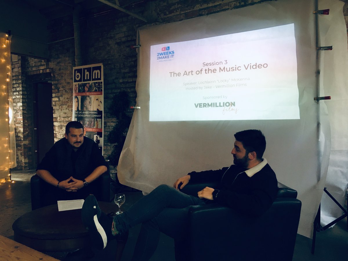 2weeksmids's tweet photo. #2weeksmids kicked off on Fri @thelampworksjq in style with a great performance by #Birmingham legend @ViXVoX as and our first Masterclass event featuring #westlife music video director @LockyMcKenna Here's our launch report: https://t.co/c77Sjuwe3X - 9 teams now competing to win https://t.co/2vz8wsTRZs