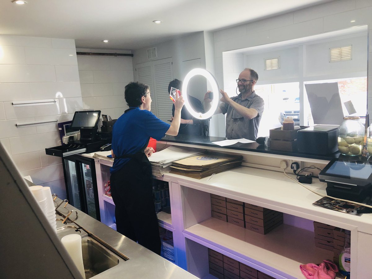 Some more photos from this mornings filming <a href="/DeepBlueBev/">Deep Blue Beverley</a> with the fantastic @HesterUllyart <a href="/ertheatre/">East Riding Theatre</a> #filming #fishandchips #chippy #actress #bestchips