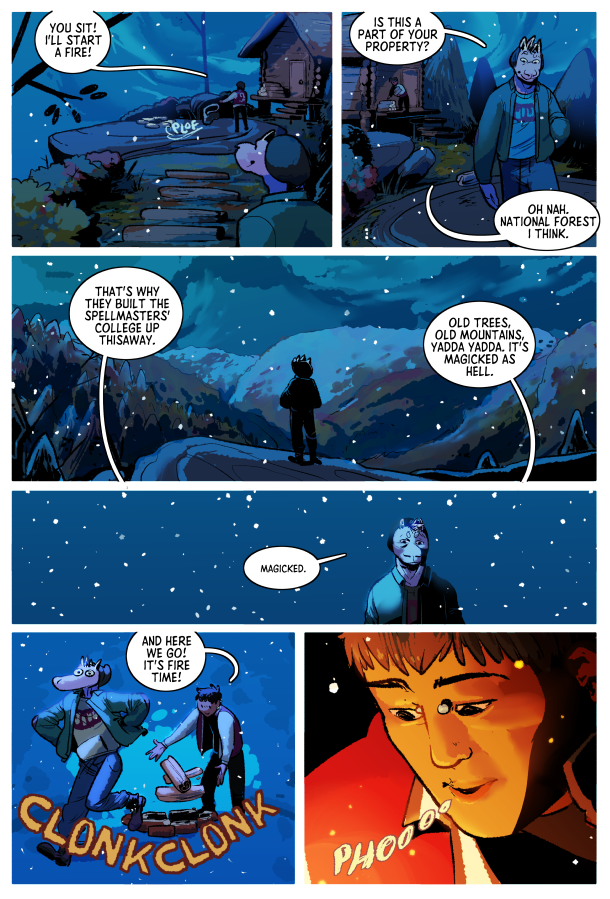 Adabear_Art's tweet photo. Monsterhead || Ch01 P19. Magicked. #monsterhead #webcomics https://t.co/7azzV5WhDM
