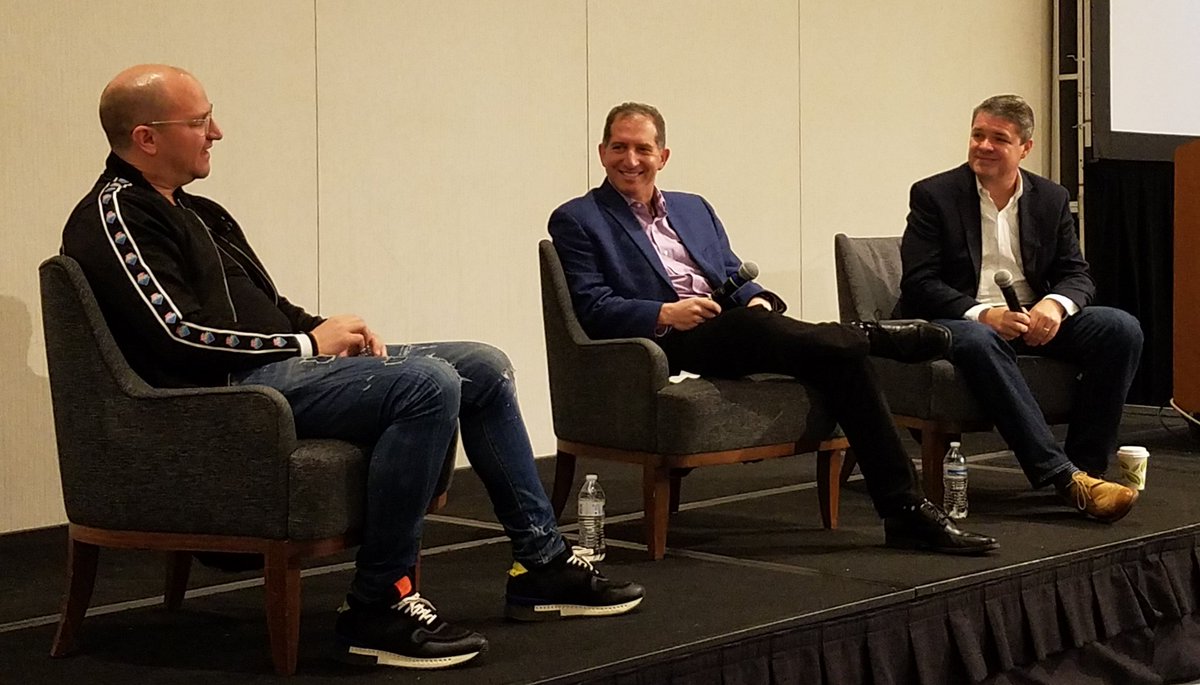 Freedtotravel's tweet photo. @duettocloud CEO @ptbosworth getting to the bottom of a new traveler booking experience with @SAPConcur and @GoogleTravel at #dx19 https://t.co/I5vX0LQVTV