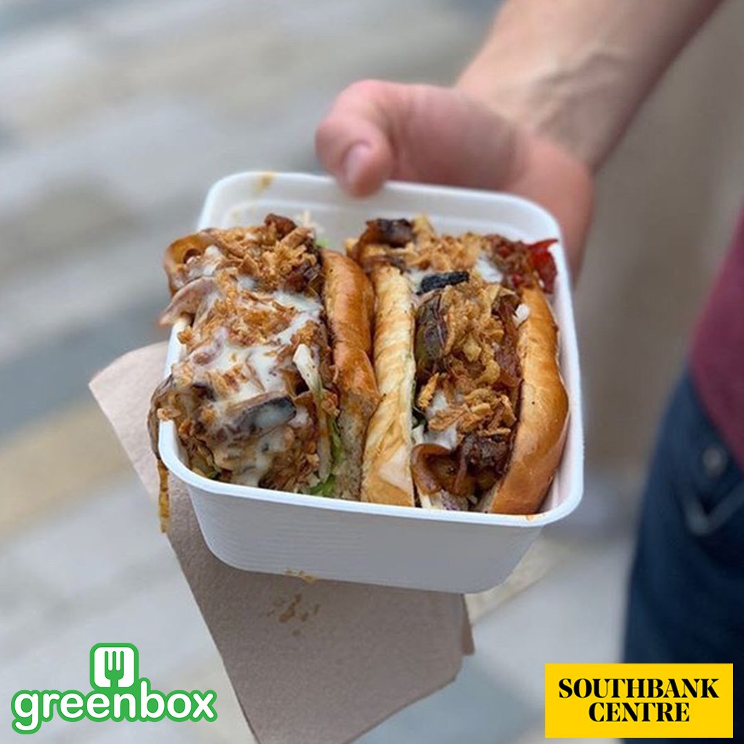 Our second special guests are the lovely boys from @greenboxfoodco. They’ll be serving their popular vegan and veggie style fast food and introducing their new Philly Cheesesteak Sub. Stop by this weekend and give it a try. #vegan #foodie #veganfoodspot #scfoodmarket #veggie